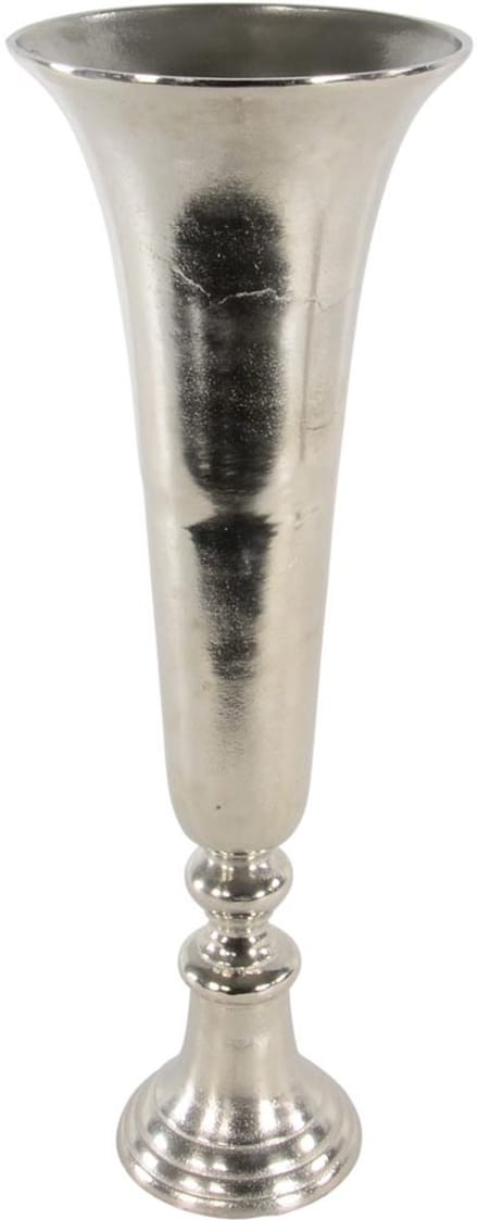 Lesli Living - Vaas Brush - Zilver - Ø19x55cm