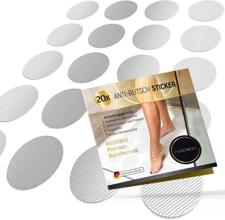Antislip stickers voor bad en douche - 100% transparant en zelfklevend