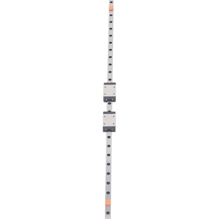 Kit de rail de guidage linéaire miniature MGN7H avec 2 blocs coulissants pour imprimantes 3D 400mm white