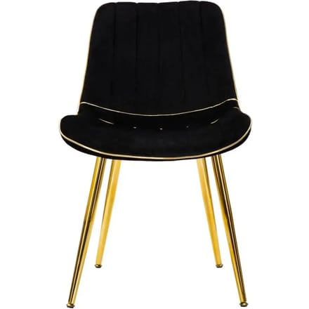 Stoel Paris Nera/gold Set 2 Pcs 51×59×79 cm