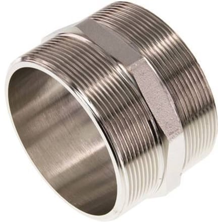 G 3'' Vernikkeld Messing Borstnippel 16 Bar - FL2S-M-BN-300G