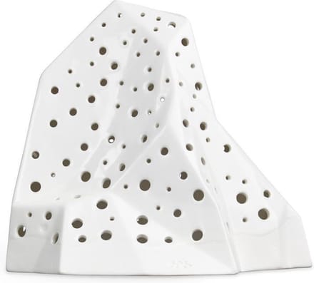 Kähler Design Waxinelichthouder Nobili - 15,5 cm - Wit