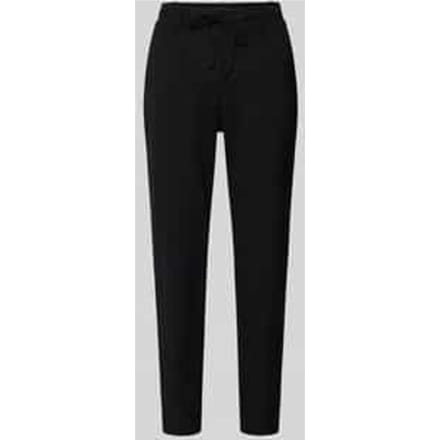 Tom Tailor - Wijdvallende stoffen broek - Maat 34/32 - deep black