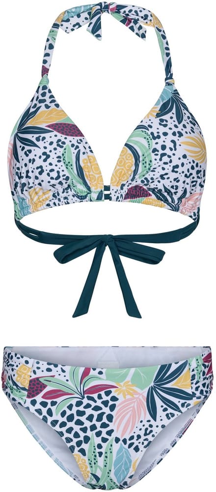 Rebelle Bikini Tropical Jungle - Wit/Multi - Triangel - Maat 36