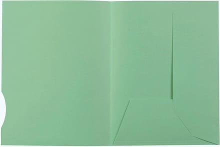 Exacompta 5x SUPER 210 - Pak van 50 mappen met 2 kleppen - 24x32cm - - Lichtgroen - 335004E
