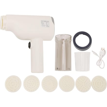 Handheld Elektrische Pastamaker Draadloze Pastamachine Draagbare Noedelmaker met 6 Noedelvormen L(for 6.5-9kg) gray