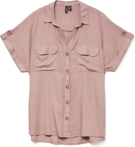 VERO MODA - VMBUMPY SS SHIRT WVN NOOS - Dames - Blouses