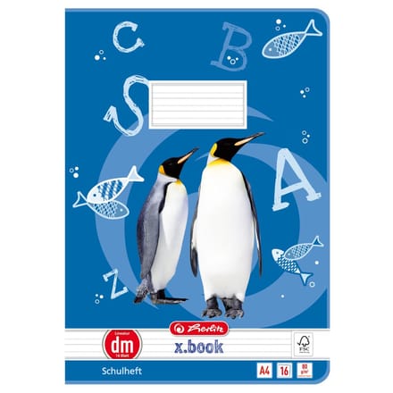 Herlitz 11322401 schrijfblok & schrift A4 16 vel Meerkleurig
