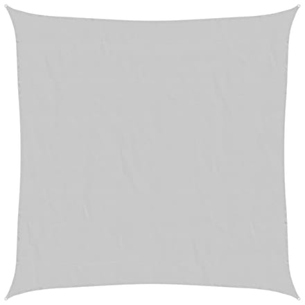 vidaXL - Zonnezeil - 5x5 - m - 100% - polyester - oxford - lichtgrijs