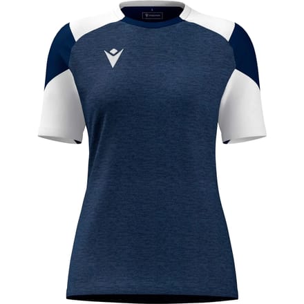 Macron Glory Sphinx Shirt Korte Mouw Dames - Marine / Wit | Maat: L
