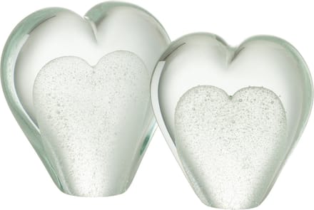 J-Line presse-papier Hart - glas - wit - large