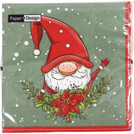 Kerstdiner tafelkleed goud - incl. 20x servetten kerst thema - tafelversiering