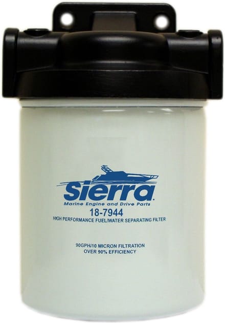 Sierra Benzinefilter-waterafscheider - Inclusief Filterhuis - 4x binnendraad ¼ aansluiting