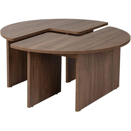 Asir - Salontafel - Walnoot - 90 x 41 cm