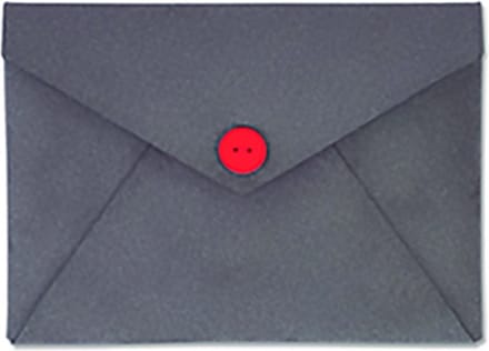 Paola Navone Handtas Envelop/opbergmap documenten A4 - grijs
