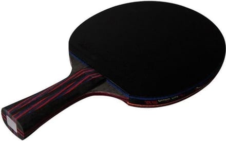 Tafeltennisracket - Pingpongbat - Wedstrijd Spelen - Ergonomische Grip - One Size - Rood