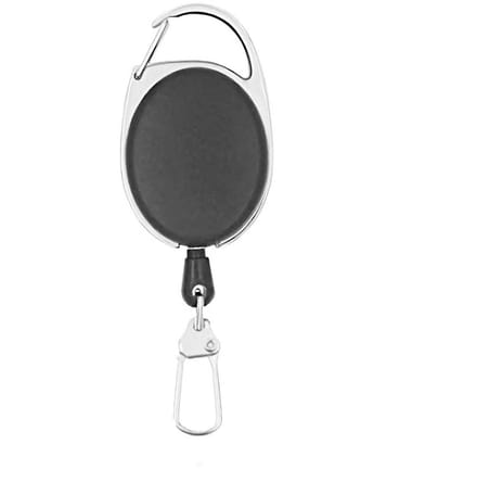 Intrekbare sleutelhanger met nylon touw