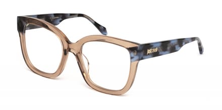 Just Cavalli VJC115V Marrone trasparente lucido 53/19/140 WOMAN Brilmonturen