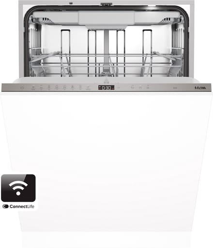 ETNA VW342HCP - Inbouw vaatwasser 60 cm - Zilvergrijs - ConnectLife - 16 couverts - Flexibele besteklade - 7 programma’s - Nachtprogramma