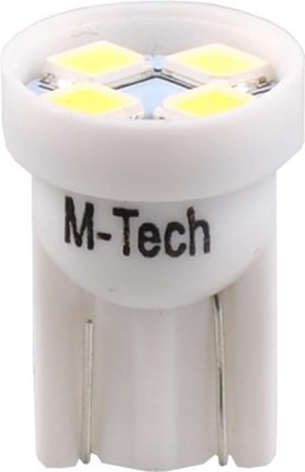 M-Tech LED W5W 24V - Heavy Duty - 4x Led diode - Wit - Set