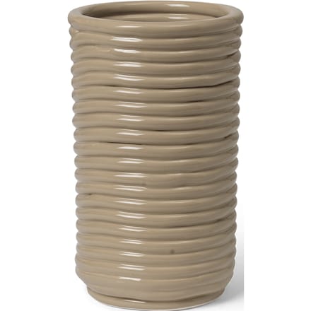 Ferm Living Corduroy Vaas - cashmere