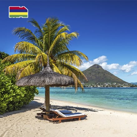 InternationalSIM Data Simkaart Mauritius - 3 GB - 15 dagen
