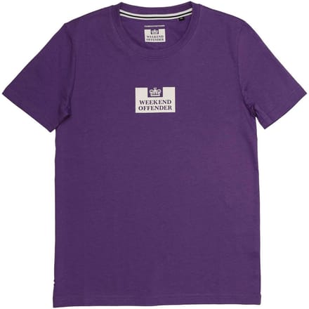 Weekend Offender Dames The Heights Katoenen T-Shirt (Paars)