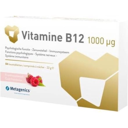 Vitamine B12 1000mcg Kauwtabl 84 Metagenics