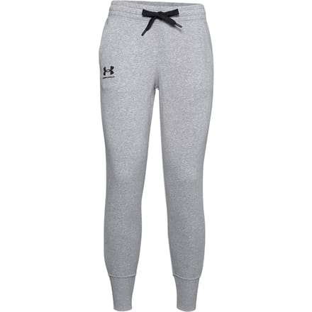 Under Armour Rival taps toelopende joggingbroek voor dames (Staal Heather)