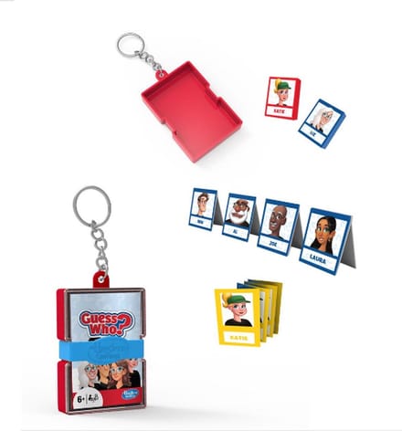 Mini spel sleutelhanger - Guess who? / Wie is het? (6+)