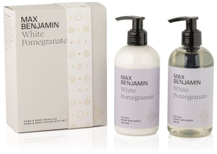 Max Benjamin - Hand & Body Wash and Lotion Cadeauset - White Pomegranate
