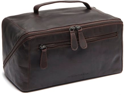 Chesterfield Trevia Waxed Pull Up Toilettas - Bruin