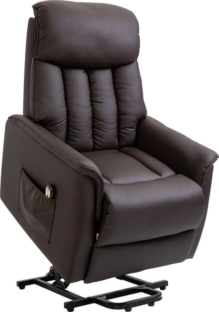 HOMCOM fauteuil - starthulp - met ligfunctie - met afstandsbediening