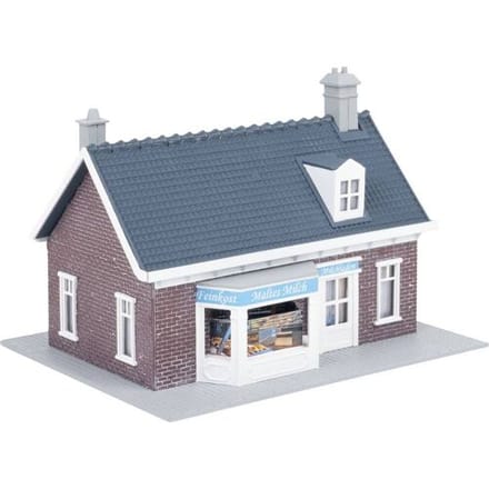 Faller Modelbouwpakket Gebouwen - H0 131323 Zuivel - Melk - Winkel Gebouw Plastic - 1:87 - Modelbouw