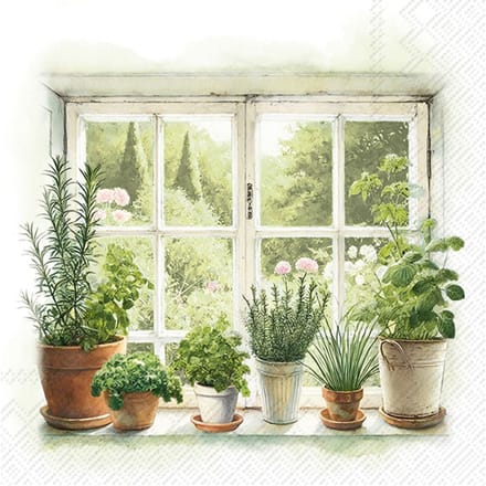 Servet "Homegrown Herbs"