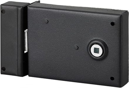 Insteekslot - Deurslot - Deuren Beveiligen - Omkeerbaar - 110 x 80 mm - Zwart