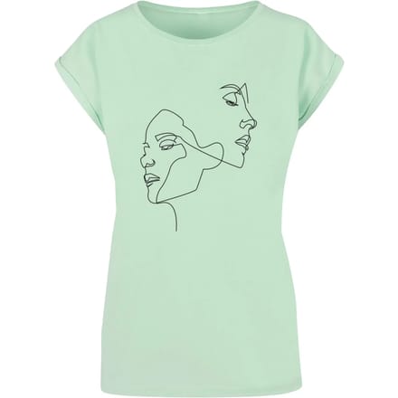 T-shirt dames Mister Tee One Line