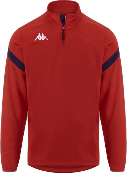 Kappa Core Dolvole Ziptop Heren - Rood / Zwart | Maat: L