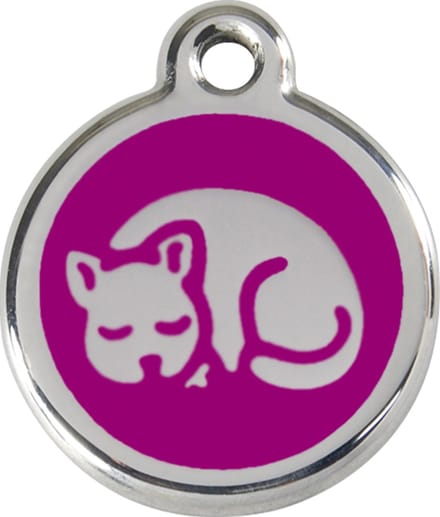 Red Dingo Kattenpenning 20 mm muis paars