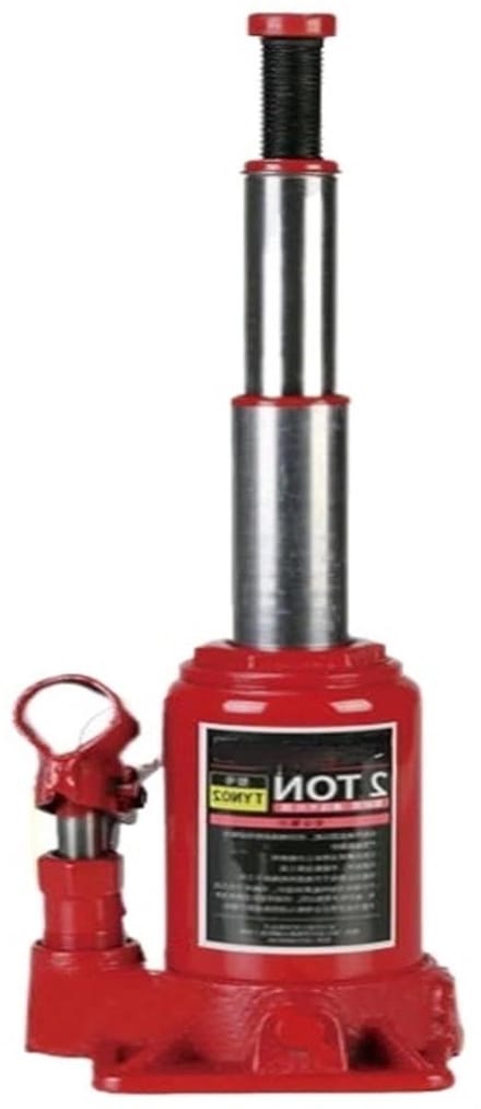 Autokrik Hydraulisch - Auto Hefgereedschap - Voertuig Onderhoud - Compact Ontwerp - 2 Ton Capaciteit - Zilver