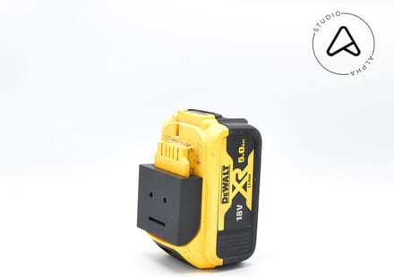 DeWalt 18V Batterij/Accu Bevestiging Beugel - Geel10