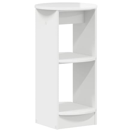 vidaXL - Bijzetkast - Hoogglans - Wit - Geconstrueerd - hout
