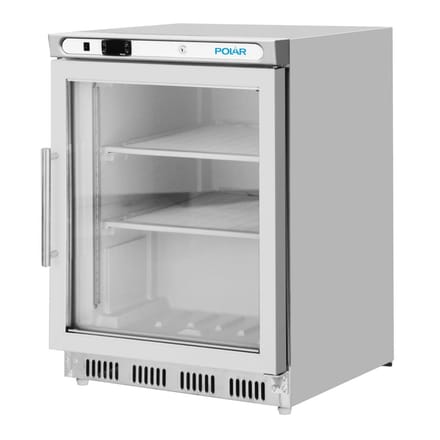 Polar C-serie Onderbouw RVS display Vrieskast