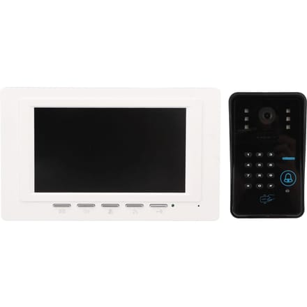 Draadloze Deurbel Camera 7-inch Binnendisplay RFID Infrarood Camera 1000TVL Draadloze Video Deurbel EU Plug