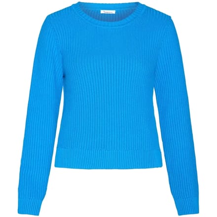 Damestrui met ronde hals KnowledgeCotton Apparel Knitted OCS/Vegan