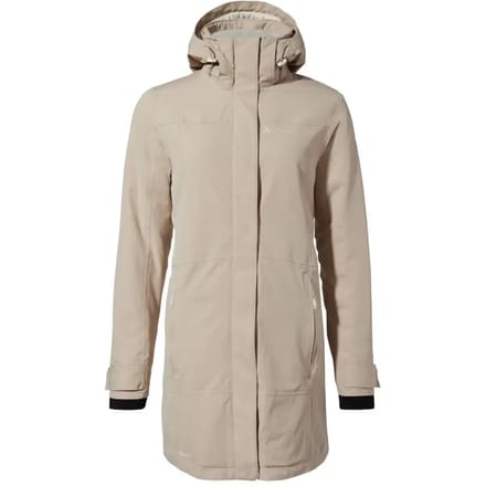 Vaude Skomer Wool Ii Parka Beige 40 Vrouw