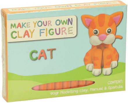 Wins Holland Make your own Clay Figure Animals (6 ass) - 90gr. Clay