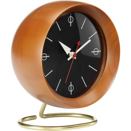 Vitra - Chronopak Clock - Notenhout fineer - bruin