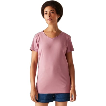 Dames-T-shirt met V-hals Regatta Elkie
