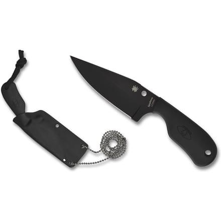 Spyderco subway bowie black / black lc20